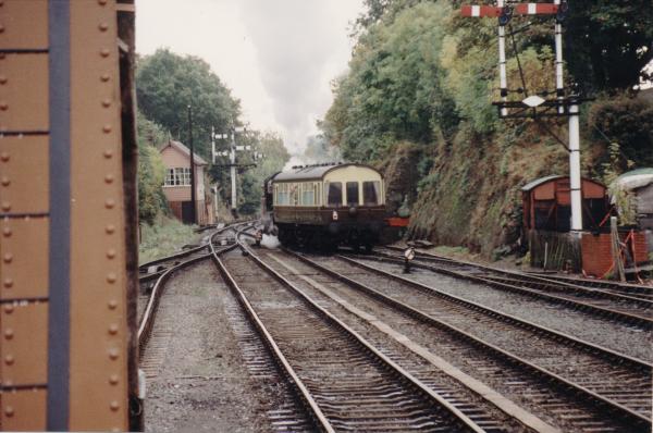 looking south from the station