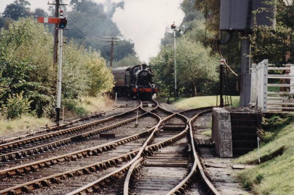Looking south